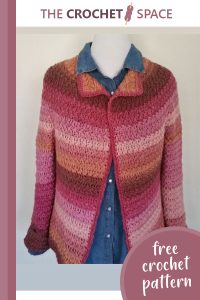 comfortable crocheted daybreak cardigan || editor