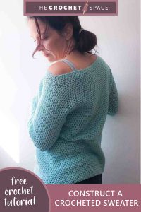 construct a crocheted sweater || editor