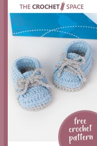 cool crochet baby sneakers || editor