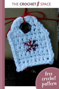 cool crochet gift tag || editor