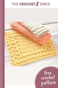 cottage square crochet dishcloth || editor