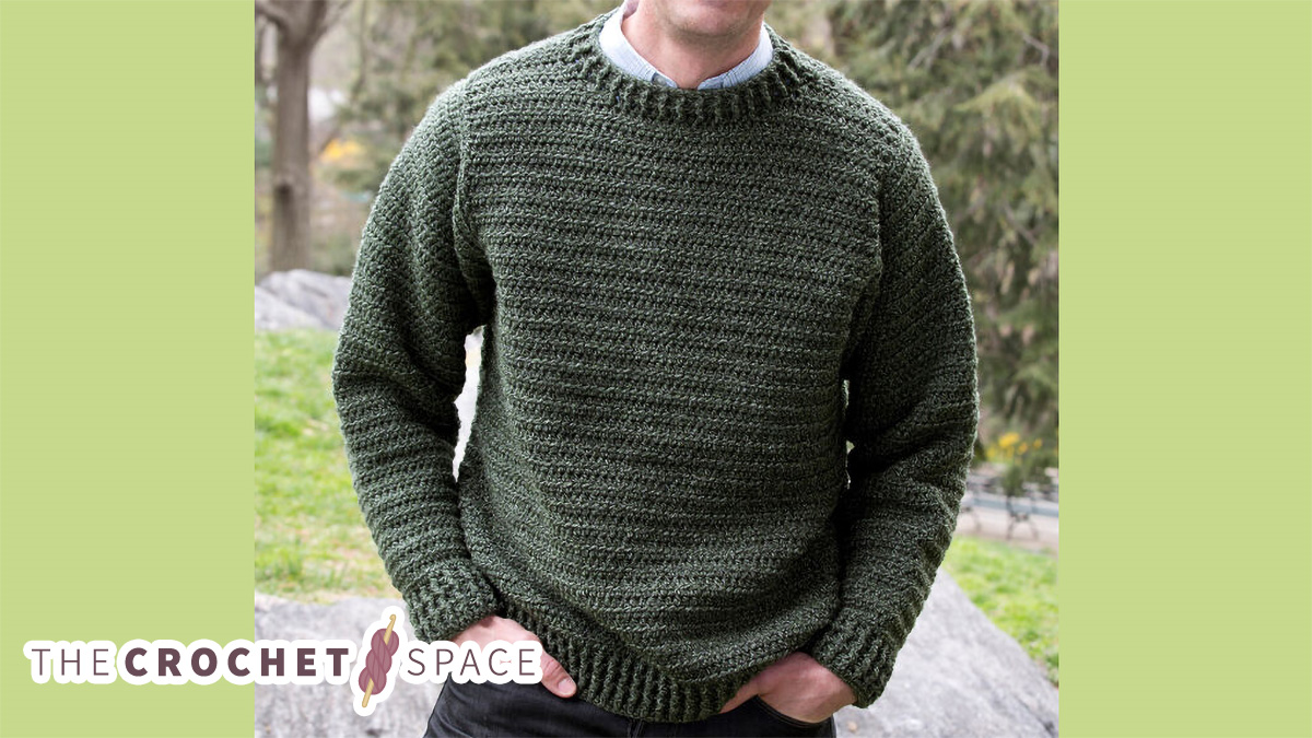 Cozy Crocheted Father Pullover