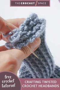 crafting twisted crochet headbands || editor