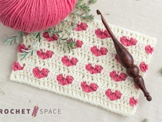 Create Crochet Heart Stitches || thecrochetspace.com