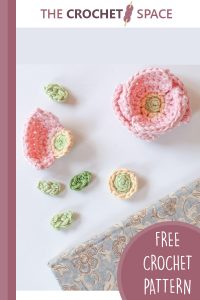 crochet accent poppy flower || editor