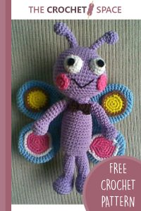 crochet amigurumi butterfly || editor