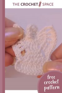 crochet angel pin || editor