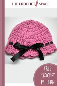 crochet baby flapper hat || editor
