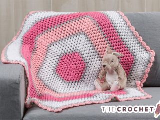 Crochet Baby Hexagon Blanket