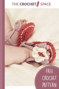 crochet baby sandals || editor
