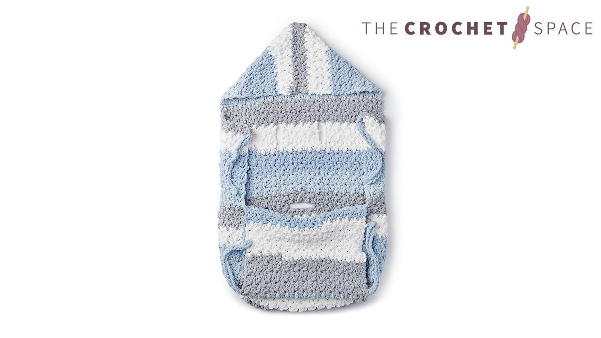 Crochet Baby Stroller Blanket || The Crochet Space