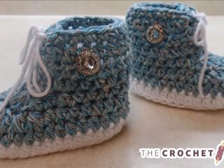 Crochet Baby Tennis Shoes
