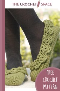 crochet ballerina slippers || editor