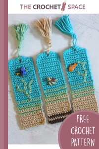 crochet beachy bookmarks || editor