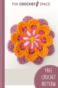 crochet blooming flower pattern || editor