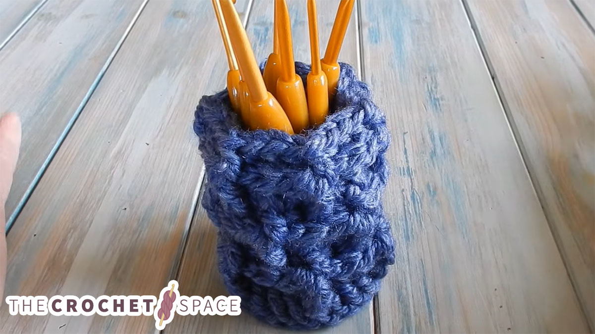 Crochet Brick Stitch Pot Holder