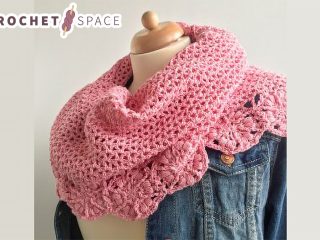 Crochet Bridal Flower Shawl || The Crochet Space