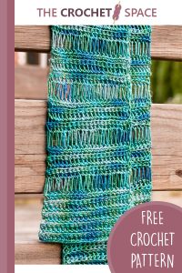 crochet broomstick lace scarf || editor