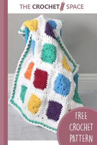 crochet bulky baby blanket || editor
