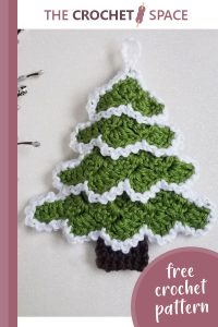 crochet c2c holiday ornament || editor