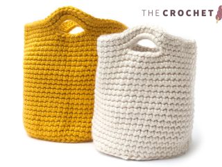 Crochet Cache Basket || thecrochetspace.com