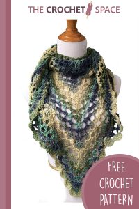 crochet calypso shawlette || editor
