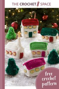 crochet christmas festive village || editor