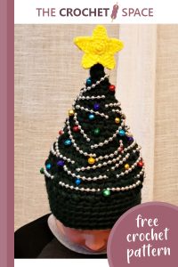 crochet christmas tree hat || editor