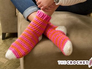 Crochet Cozy Home Socks