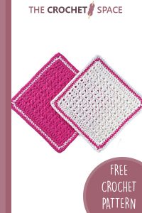crochet crossed stitch dishcloths || editor