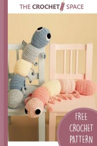 crochet cuddly caterpillars || editor