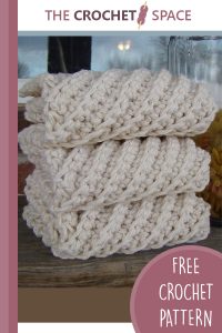 crochet diagonal dishcloth || editor