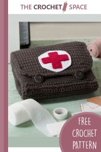 crochet first aid kit || editor
