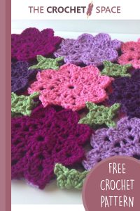 crochet flower garden blanket || editor