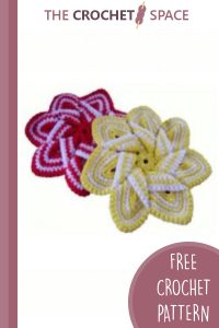 crochet flower hot pad || editor