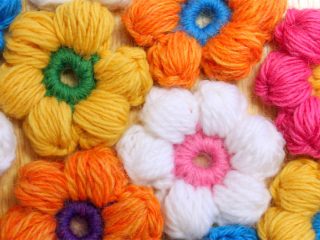 Crochet Flower-Puff Stitch