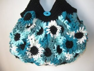 Crochet Flower Purse