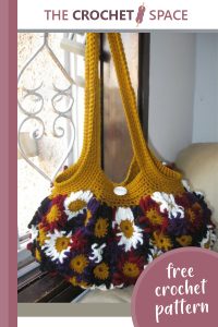 crochet flower purse || editor