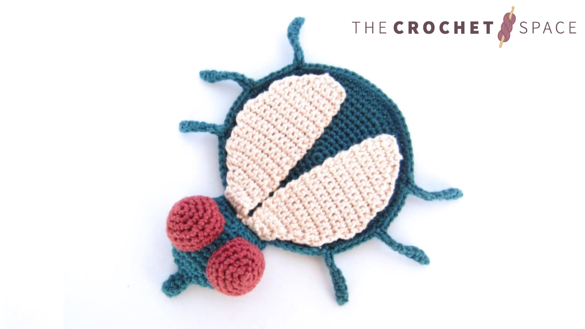 Crochet Fly Coasters || thecrochetspace.com