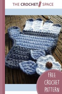 crochet garden glove drink coaster || editor