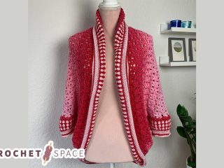 Crochet Granny Mim Cardigan || The Crochet Space