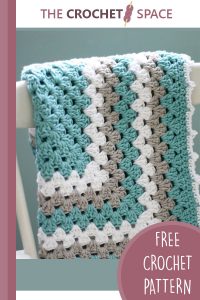 crochet granny square baby blanket || editor