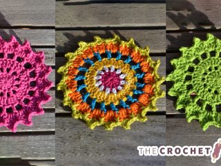 Crochet Jedburgh Coasters || thecrochetspace.com