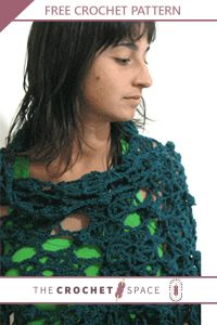 [free pattern+video] crochet lacy flower shawl || editor