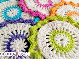 Crochet Lotus Bloom Dishcloths