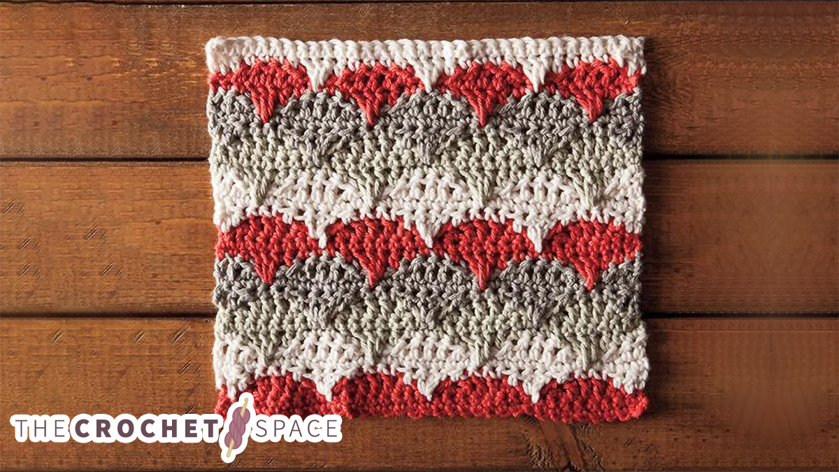 crochet marguerite dishcloth || editor