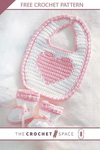 crochet matching baby set || editor