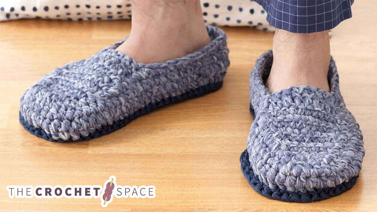 Crochet Men's Slippers