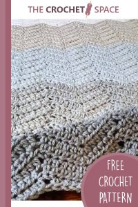 crochet ombre ripple blanket || editor