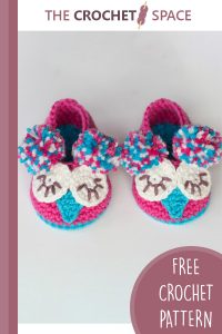 crochet owl baby booties || editor